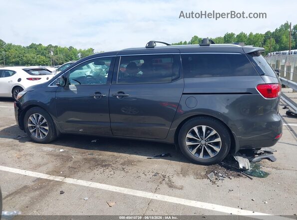KNDMC5C12H6325803 2017 KIA SEDONA Gray Սալոնի 360 աստիճան տեսք