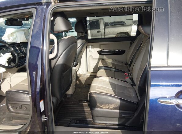KNDMC5C17M6665281 2021 KIA SEDONA Blue Vista de la etiqueta del VIN