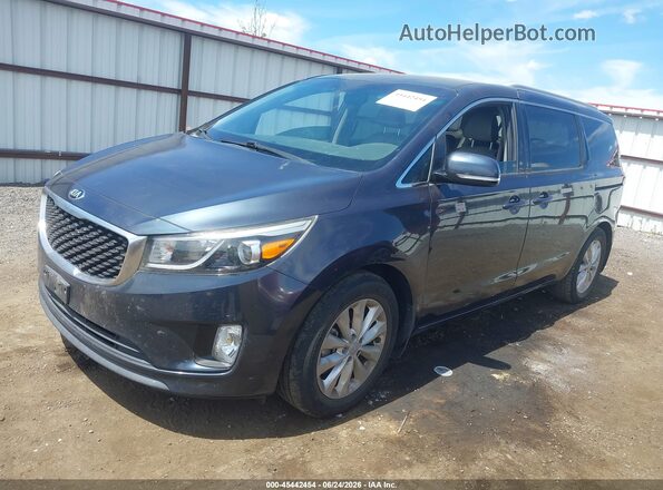 KNDMC5C1XG6110832 2016 KIA SEDONA Синий Передняя левая четверть