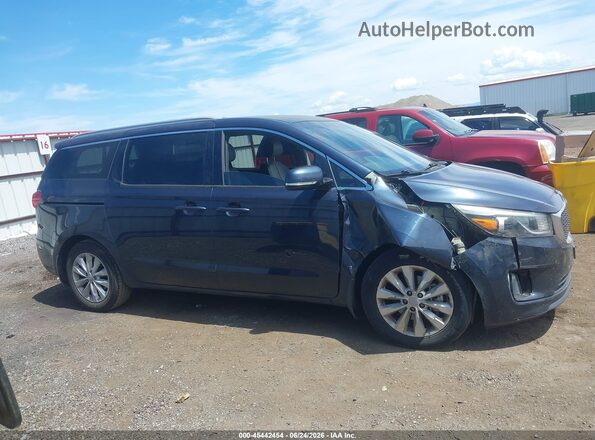 KNDMC5C1XG6110832 2016 KIA SEDONA Синий Вид задней части салона