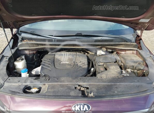 KNDMC5C1XG6181433 2016 KIA SEDONA Burgundy 