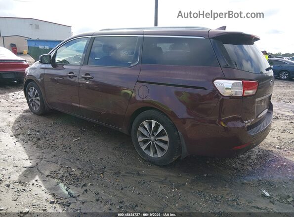 KNDMC5C1XG6181433 2016 KIA SEDONA Burgundy 