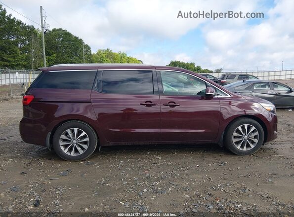 KNDMC5C1XG6181433 2016 KIA SEDONA Burgundy 