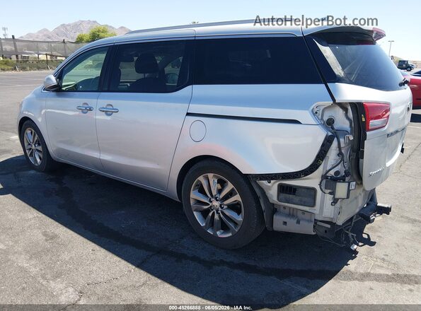 KNDME5C15G6142601 2016 KIA SEDONA Silver Tył lewy