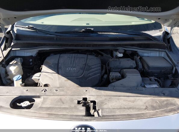 KNDME5C15G6142601 2016 KIA SEDONA Silver Widok z tyłu