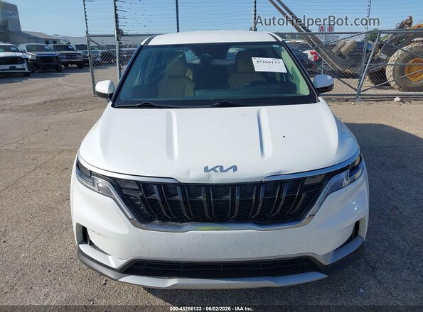 KNDNB4H31P6274482 2023 KIA CARNIVAL MPV White Вид щитка приладів
