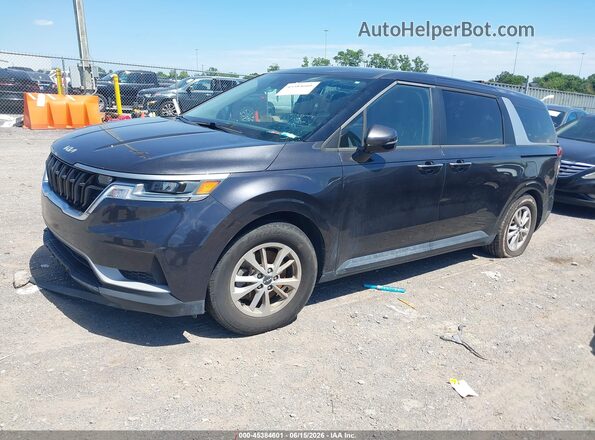 KNDNB4H33N6185008 2022 KIA CARNIVAL MPV Gray Առջևի ձախ երեք քառորդ տեսարան