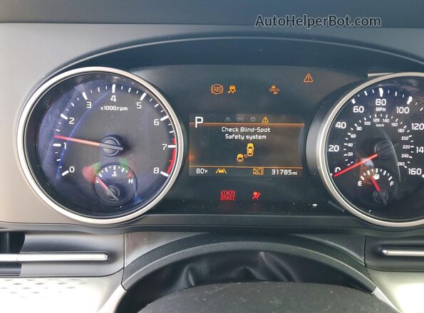 KNDNB4H37P6278259 2023 KIA CARNIVAL Черный Вид щитка приборов