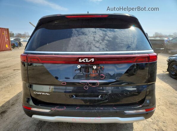KNDNB5H39P6202547 2023 KIA CARNIVAL Черный Вид сзади