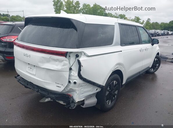 KNDNB5KA9T6138060 2026 KIA CARNIVAL MPV HYBRID White Задня права чверть