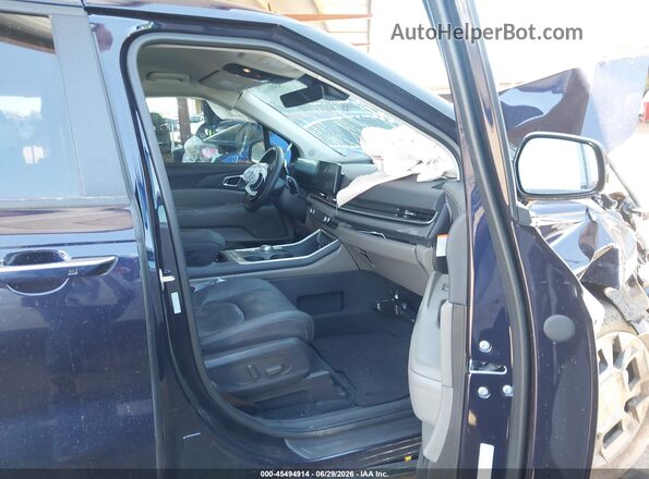 KNDNC5KA2S6037499 2025 KIA CARNIVAL MPV HYBRID Dark Blue Vista interior delantera