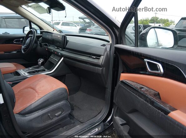 KNDNE5H31R6355448 2024 KIA CARNIVAL MPV Black Вид салону спереду