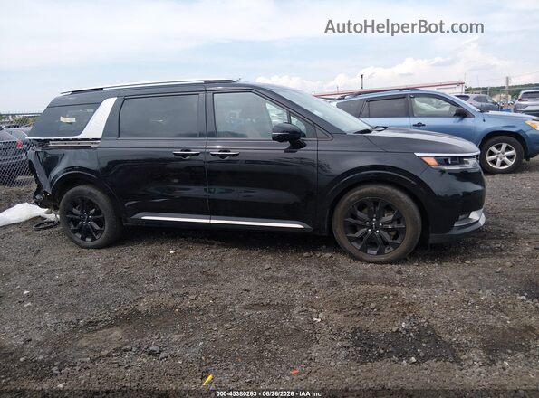 KNDNE5H31R6355448 2024 KIA CARNIVAL MPV Black Вид задньої частини салону