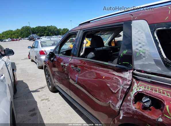 KNDNE5H32P6204034 2023 KIA CARNIVAL MPV Burgundy Vista interior de 360 grados