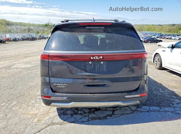 KNDNE5H32P6291921 2023 KIA CARNIVAL Gray Вид ззаду
