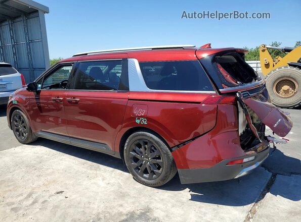 KNDNE5H32R6424003 2024 KIA CARNIVAL Red Հետևի ձախ