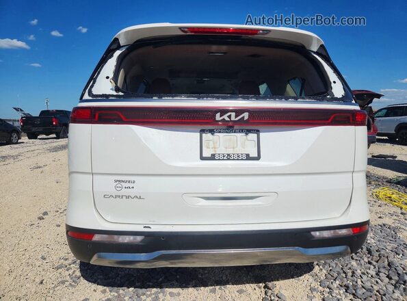 KNDNE5H34R6414606 2024 KIA CARNIVAL White Հետևի տեսք
