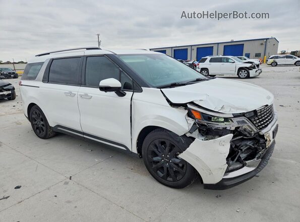 KNDNE5H38P6274833 2023 KIA CARNIVAL White წინა მარჯვენა