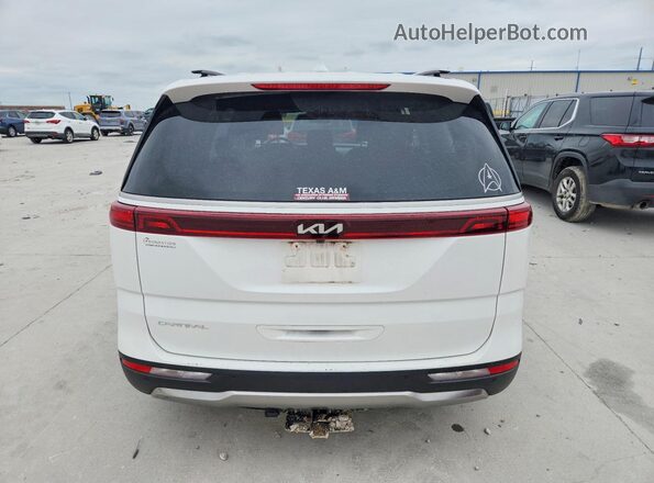 KNDNE5H38P6274833 2023 KIA CARNIVAL White უკანა ხედი