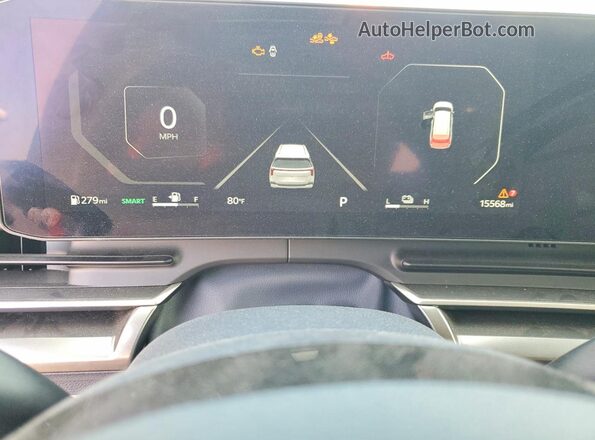 KNDNE5KA1S6058788 2025 KIA CARNIVAL Charcoal Вид щитка приладів