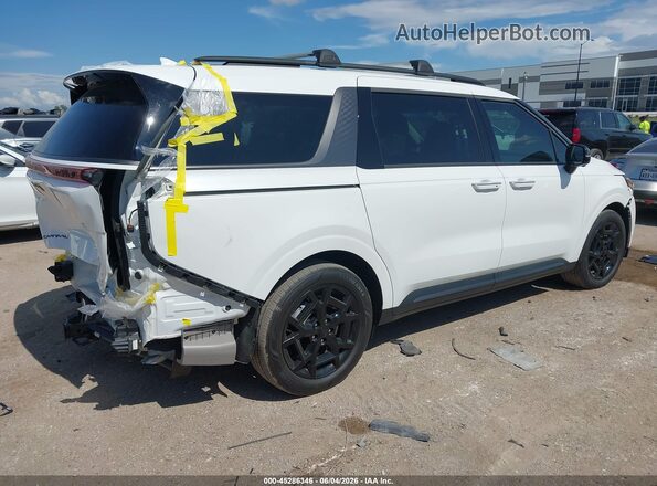 KNDNE5KA1S6071797 2025 KIA CARNIVAL MPV HYBRID White Trasero derecho
