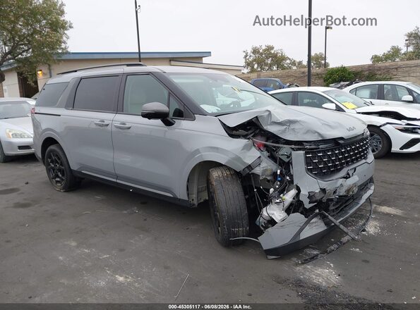 KNDNE5KA5S6035434 2025 KIA CARNIVAL MPV HYBRID Pewter Вид задньої частини салону