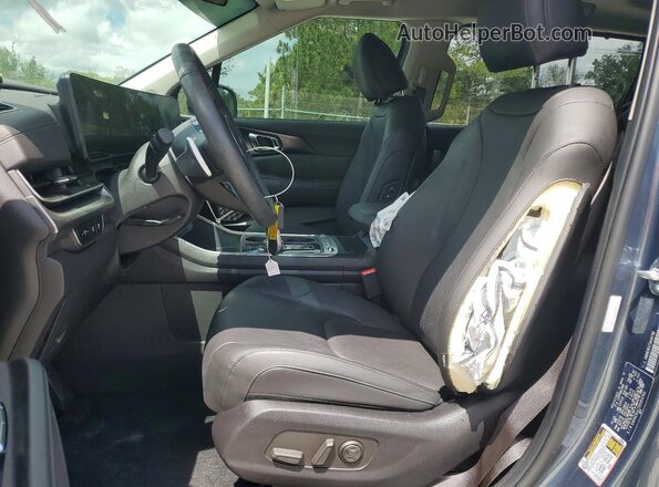 KNDNE5KA7S6065793 2025 KIA CARNIVAL Blue Widok wnętrza z przodu
