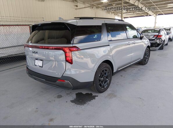 KNDNE5KA7T6116730 2026 KIA CARNIVAL MPV HYBRID Gray Задня права чверть