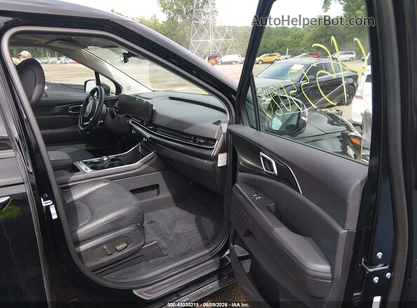 KNDNE5KA9S6077377 2025 KIA CARNIVAL MPV HYBRID Черный Вид салона спереди