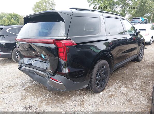 KNDNE5KA9S6077377 2025 KIA CARNIVAL MPV HYBRID Черный Задняя правая четверть