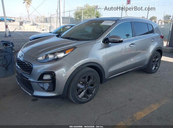 KNDP63AC1L7745469 2020 KIA SPORTAGE Silver წინა მარცხენა ხედი სამი მეოთხედიდან