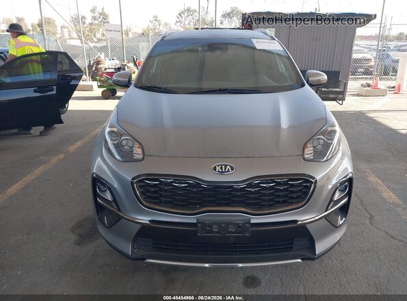 KNDP63AC1L7745469 2020 KIA SPORTAGE Silver ხელსაწყოთა პანელის ხედი