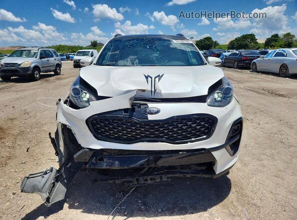 KNDP63AC2N7980532 2022 KIA SPORTAGE White წინა ხედი