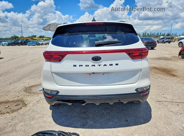 KNDP63AC2N7980532 2022 KIA SPORTAGE White უკანა ხედი