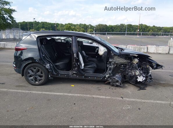 KNDP63AC5N7975874 2022 KIA SPORTAGE Black Front view