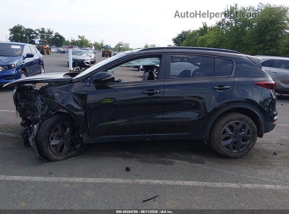 KNDP63AC5N7975874 2022 KIA SPORTAGE Black Rear interior view