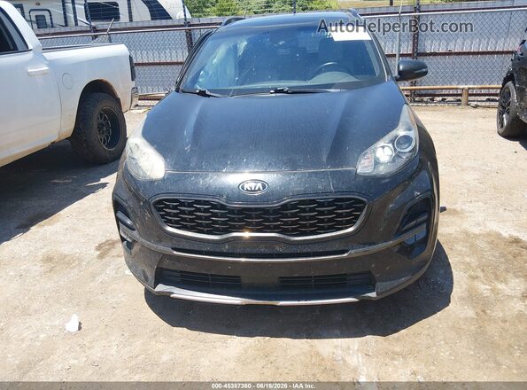 KNDP63AC6L7668758 2020 KIA SPORTAGE Black Widok zestawu wskaźników