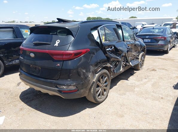 KNDP63AC6L7668758 2020 KIA SPORTAGE Black Tył prawy