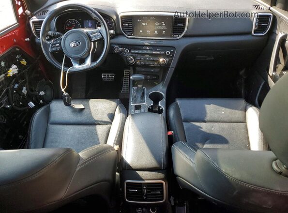 KNDP63AC6N7960672 2022 KIA SPORTAGE Red წინა პანელის ხედი