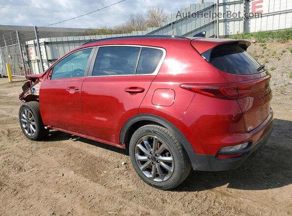 KNDP63AC6N7960672 2022 KIA SPORTAGE Red უკანა მარცხენა