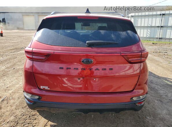 KNDP63AC6N7960672 2022 KIA SPORTAGE Red უკანა ხედი