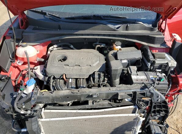 KNDP63AC6N7960672 2022 KIA SPORTAGE Red ძრავის განყოფილების ხედი