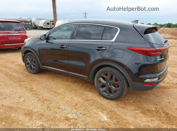 KNDP63AC8L7764634 2020 KIA SPORTAGE Black უკანა მარცხენა