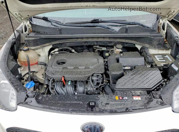 KNDP63ACXM7932422 2021 KIA SPORTAGE White Widok wnętrza z tyłu