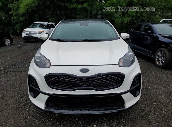 KNDP63ACXM7932422 2021 KIA SPORTAGE White Widok z przodu