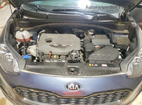 KNDP6CAC3M7905983 2021 KIA SPORTAGE Синий Вид подкапотного пространства