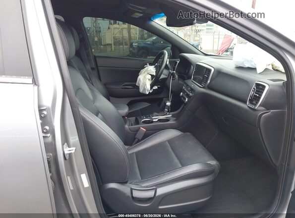 KNDP6CAC4N7949556 2022 KIA SPORTAGE Gray Widok wnętrza z przodu
