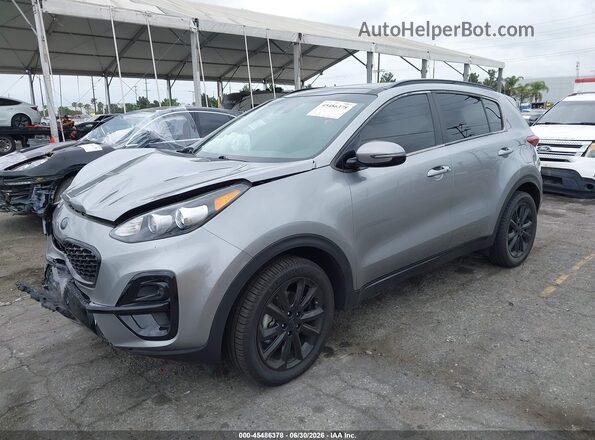 KNDP6CAC4N7949556 2022 KIA SPORTAGE Gray Przód lewy
