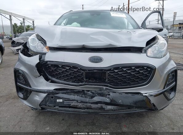 KNDP6CAC4N7949556 2022 KIA SPORTAGE Gray Widok z przodu