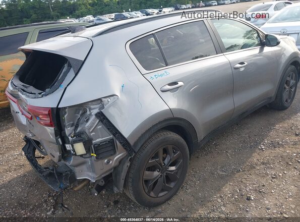 KNDP6CAC5M7912658 2021 KIA SPORTAGE Серебряный Задняя правая четверть
